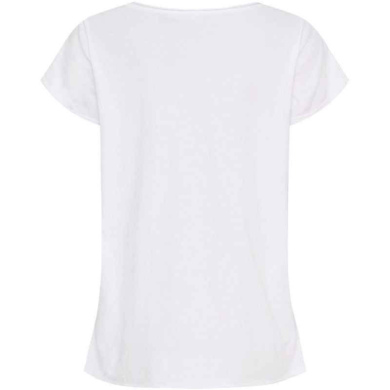MARTA DU CHATEAU Marta du chateau dam T-shirt MdcMarie 1535 T-shirt White Tree/Butterflies