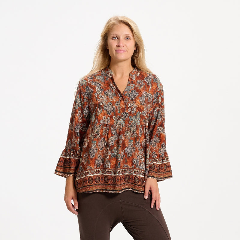 MARTA DU CHATEAU Marta du chateau dam blus 0132 Shirt Coccio