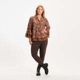 MARTA DU CHATEAU Marta du chateau dam blus 0132 Shirt Coccio