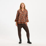 MARTA DU CHATEAU Marta du chateau dam blus 0132 Shirt Coccio