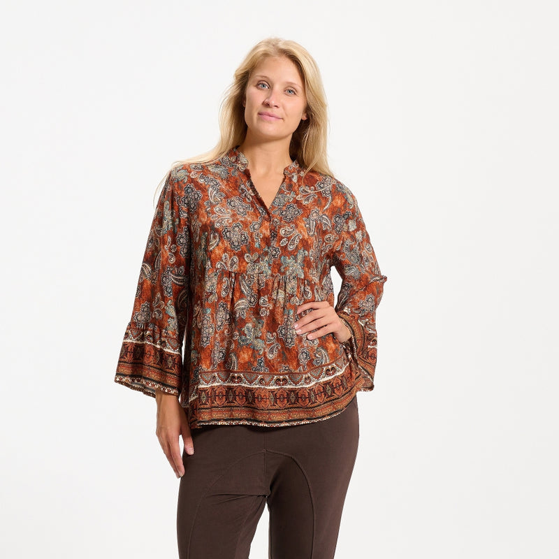 MARTA DU CHATEAU Marta du chateau dam blus 0132 Shirt Coccio