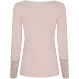 MARTA DU CHATEAU Marta du chateau dam blus 11297 T-shirt long sleeves Cipria