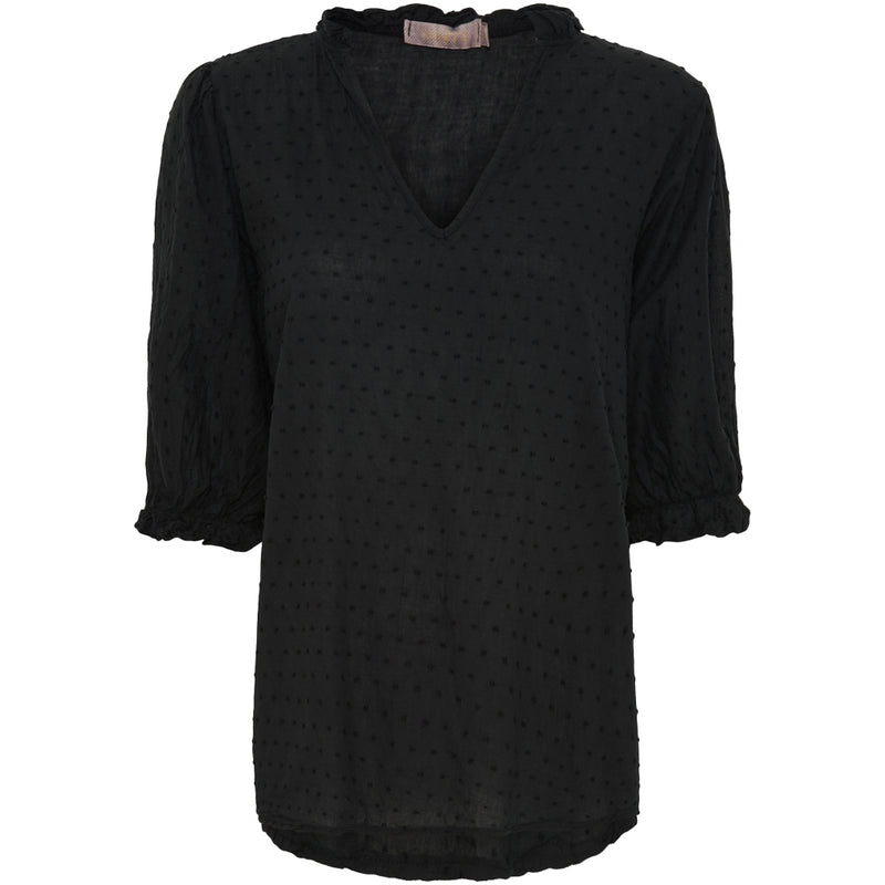 MARTA DU CHATEAU Marta du chateau dam blus 1471 Blouse Black