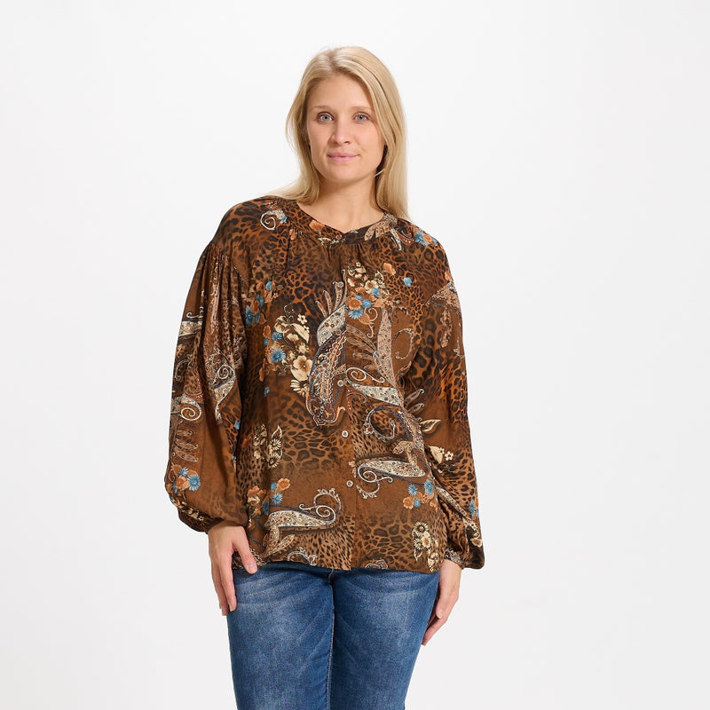 MARTA DU CHATEAU Marta du chateau dam blus 2658 Shirt Moro25