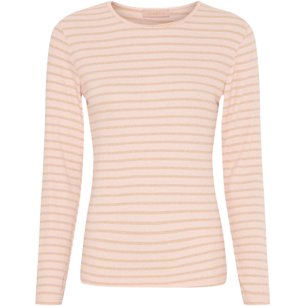 MARTA DU CHATEAU Marta du chateau dam blus 5356 T-shirt Beige/Gold