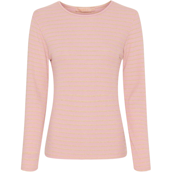 MARTA DU CHATEAU Marta du chateau dam blus 5356 T-shirt Rose/Gold