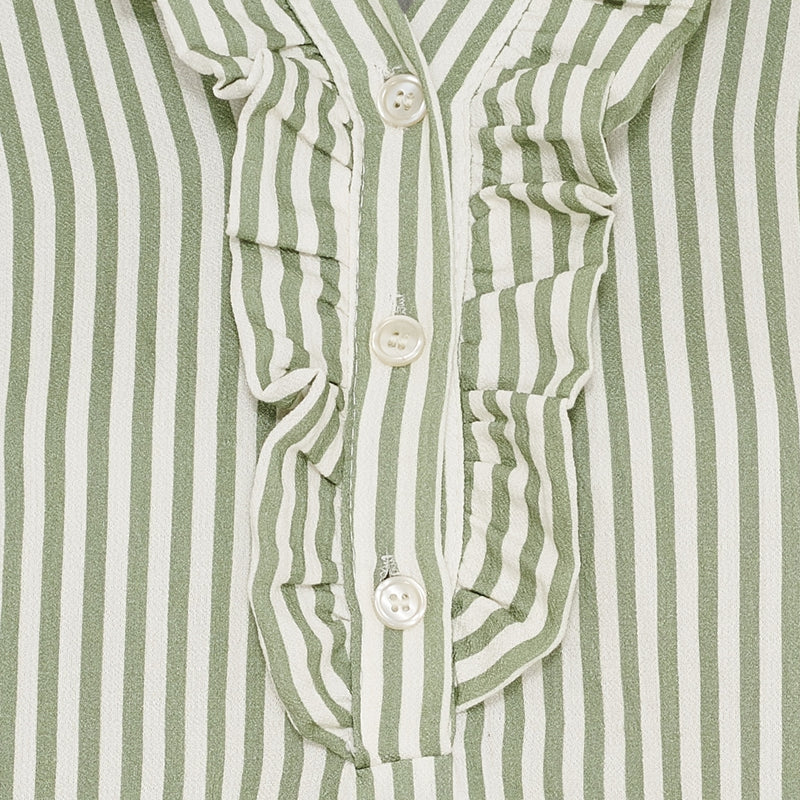 MARTA DU CHATEAU Marta du chateau dam blus MdcCharlie 6892 Shirt Kaki4837