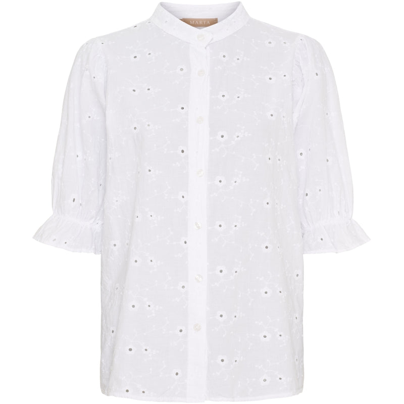 MARTA DU CHATEAU Marta du chateau dam blus MdcHailey 6986 Blouse White