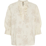 MARTA DU CHATEAU Marta du chateau dam blus MdcLinda 6317E Shirt Beige