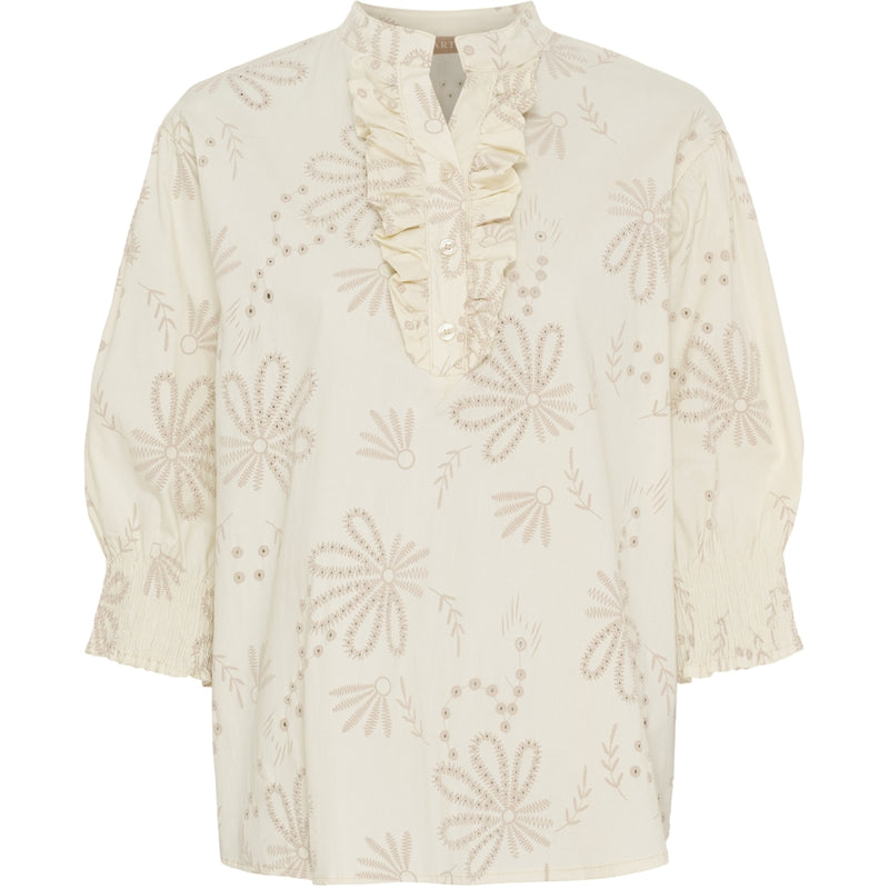 MARTA DU CHATEAU Marta du chateau dam blus MdcLinda 6317E Shirt Beige