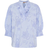 MARTA DU CHATEAU Marta du chateau dam blus MdcLinda 6317E Shirt Celeste