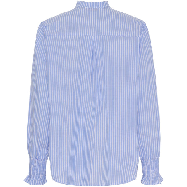 MARTA DU CHATEAU Marta du chateau dam blus MdcMargaux 6811 Shirt Celeste