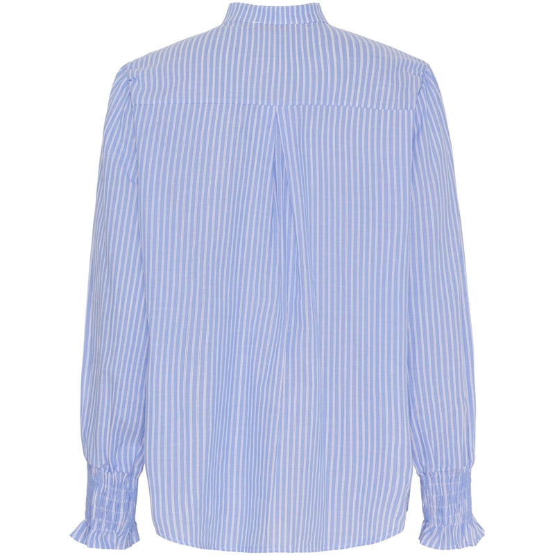 MARTA DU CHATEAU Marta du chateau dam blus MdcMargaux 6811 Shirt Celeste
