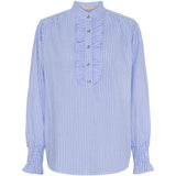 MARTA DU CHATEAU Marta du chateau dam blus MdcMargaux 6811 Shirt Celeste