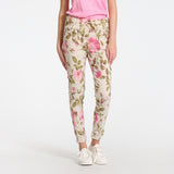 MARTA DU CHATEAU Marta du chateau dam byxor 1763B Restudsalg Beige Flower