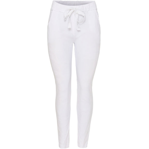 MARTA DU CHATEAU Marta du chateau dam byxor 20755 Restudsalg Solid White