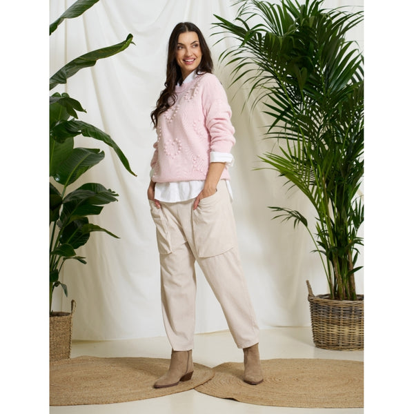 MARTA DU CHATEAU Marta du chateau dam byxor MdcFlorence 62786 Pant Beige1752