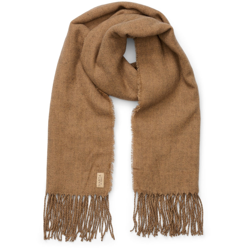 MARTA DU CHATEAU Marta du chateau dam halsduk 171419 Scarf Brown