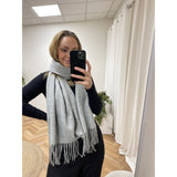 MARTA DU CHATEAU Marta du chateau dam halsduk 171419 Scarf Light Grey Melange