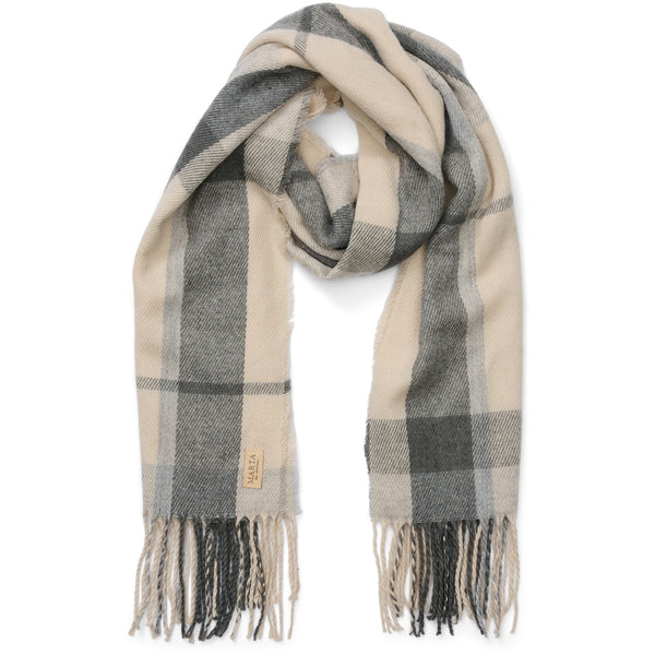 MARTA DU CHATEAU Marta du chateau dam halsduk 182302 Scarf Light Grey Melange