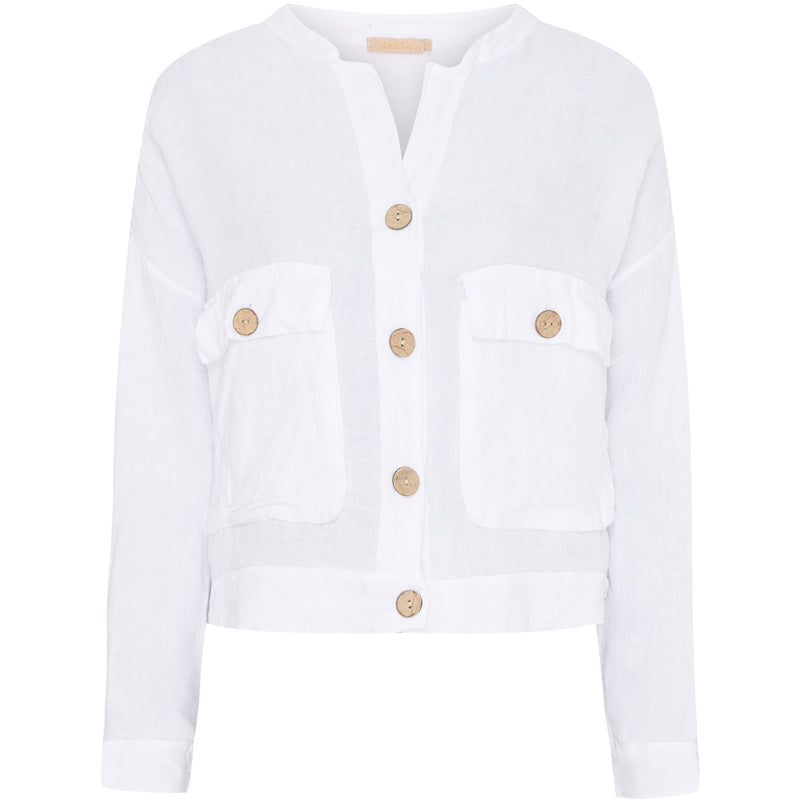 MARTA DU CHATEAU Marta du chateau dam jacka 83750-1 Jacket SS White