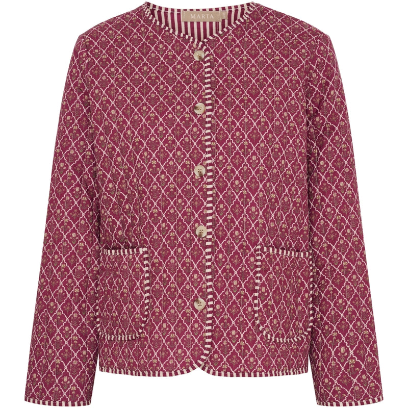 MARTA DU CHATEAU Marta du chateau dam jacka MdcAvril 86567 Jacket Bordeaux
