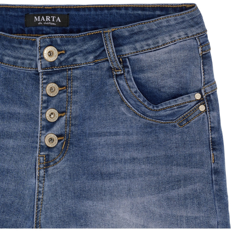 MARTA DU CHATEAU Marta du chateau dam jeans MdcSolene MDC202-2261 Jeans Blue Denim