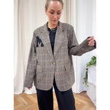 MARTA DU CHATEAU Marta du chateau dam kavaj 4971 Blazer Check