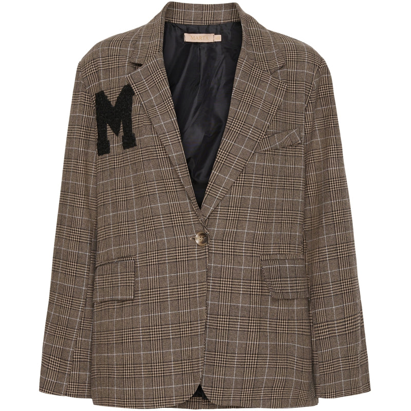 MARTA DU CHATEAU Marta du chateau dam kavaj 4971 Blazer Check