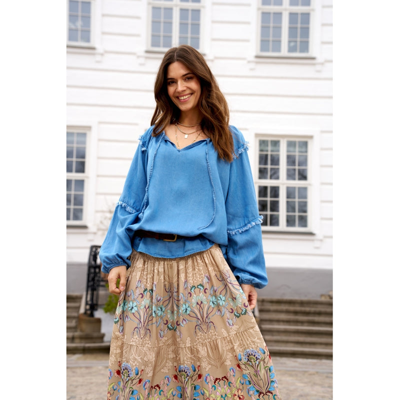 MARTA DU CHATEAU Marta du chateau dam kjol 5201 Skirt 361TpzPrintCamello