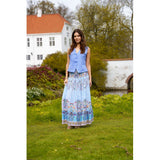 MARTA DU CHATEAU Marta du chateau dam kjol 5201 Skirt 361TpzPrintCeleste