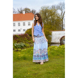 MARTA DU CHATEAU Marta du chateau dam kjol 5201 Skirt 361TpzPrintCeleste