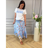 MARTA DU CHATEAU Marta du chateau dam kjol MdcPrincess 5201 Skirt Celeste7854tpf