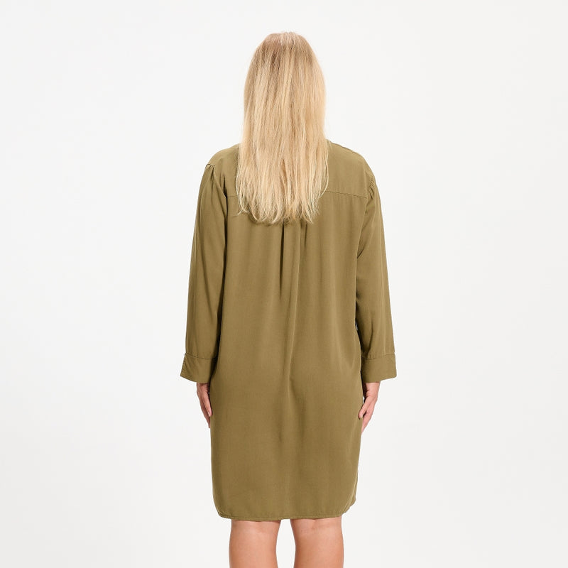 MARTA DU CHATEAU Marta du chateau dam klänning 2608 Dress Olive