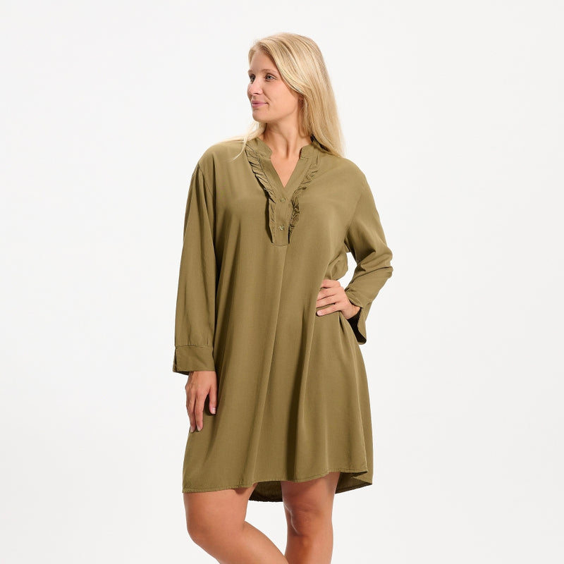 MARTA DU CHATEAU Marta du chateau dam klänning 2608 Dress Olive