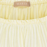 MARTA DU CHATEAU Marta du chateau dam klänning MdcRomina 21592 Dress Light Yellow