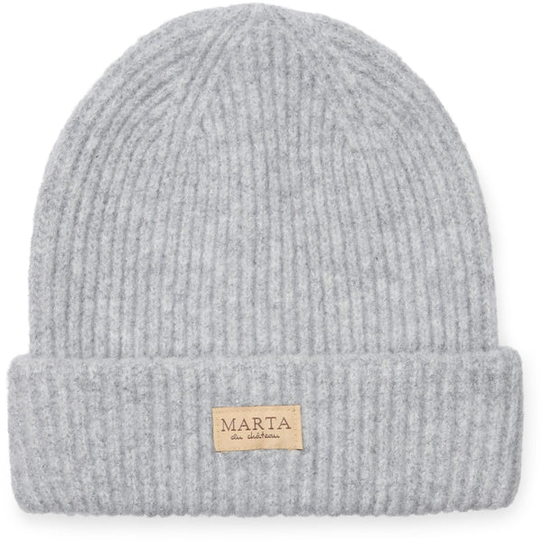 MARTA DU CHATEAU Marta du chateau dam mössa 151512 Hats Light Grey Melange