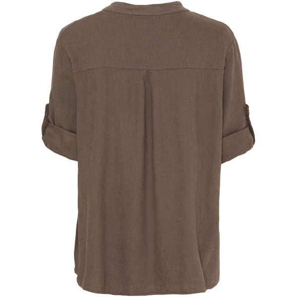 MARTA DU CHATEAU Marta du chateau dam skjorta 85731-1 Shirt Cold brown