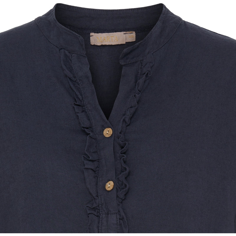 MARTA DU CHATEAU Marta du chateau dam skjorta 85731-1 Shirt Navy5512