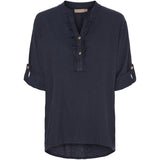 MARTA DU CHATEAU Marta du chateau dam skjorta 85731-1 Shirt Navy5512