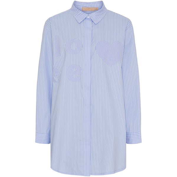 MARTA DU CHATEAU Marta du chateau dam skjorta MdcCanelle 249320 Shirt Celeste66