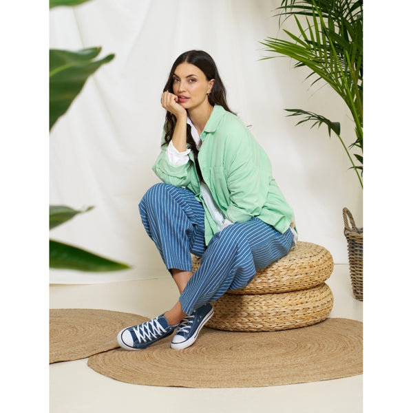 MARTA DU CHATEAU Marta du chateau dam skjorta MdcColine 258037 Shirt Mint1585