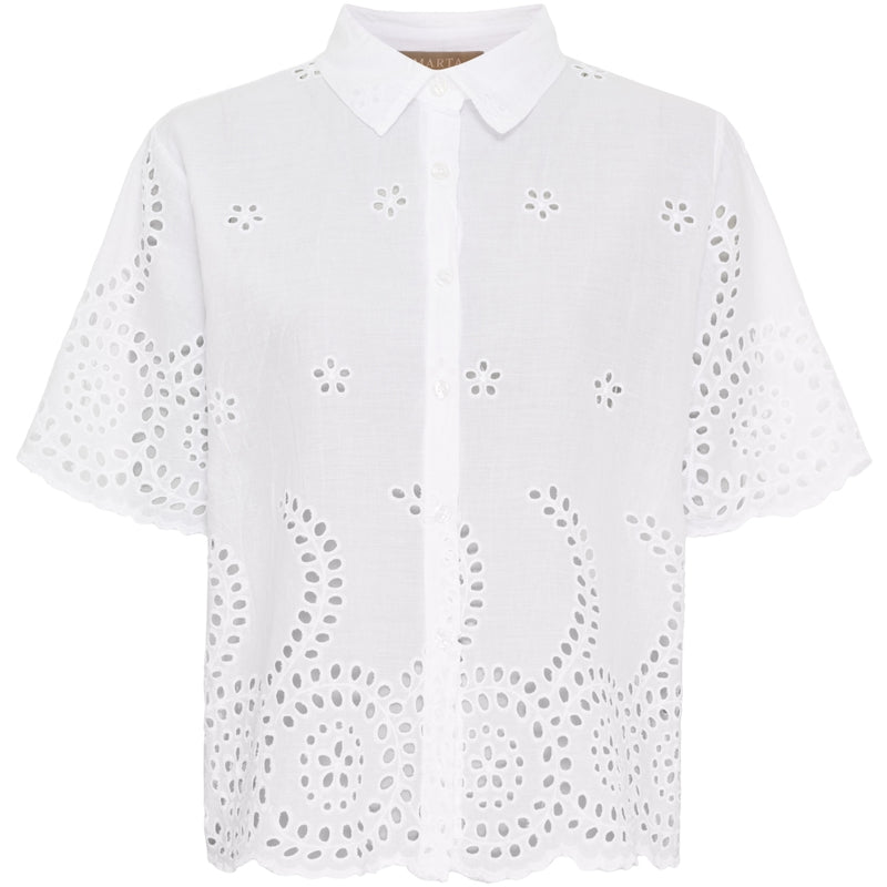 MARTA DU CHATEAU Marta du chateau dam skjorta MdcGracia 6985 Restudsalg White