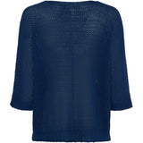 MARTA DU CHATEAU Marta du chateau dam stickad tröja 7010 Knit Blue4171