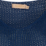MARTA DU CHATEAU Marta du chateau dam stickad tröja 7010 Knit Blue4171