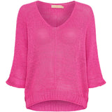 MARTA DU CHATEAU Marta du chateau dam stickad tröja 7010 Knit Pink