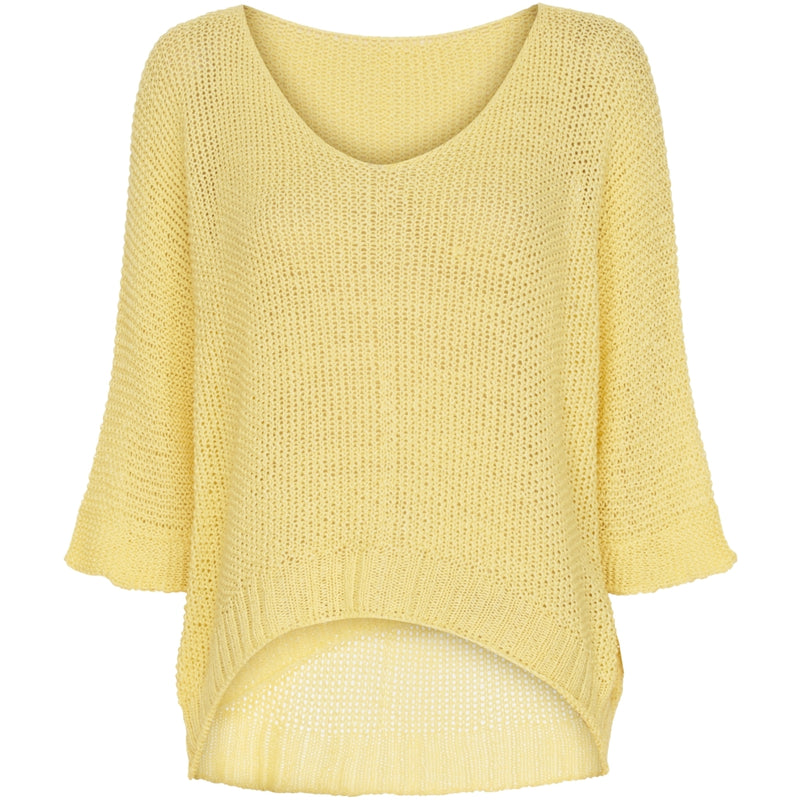 MARTA DU CHATEAU Marta du chateau dam stickad tröja 7010 Knit Yellow