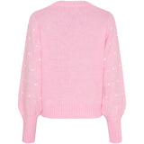 MARTA DU CHATEAU Marta du chateau dam stickad tröja MdcAlisee 5246 Knit Pink9512/Bianco