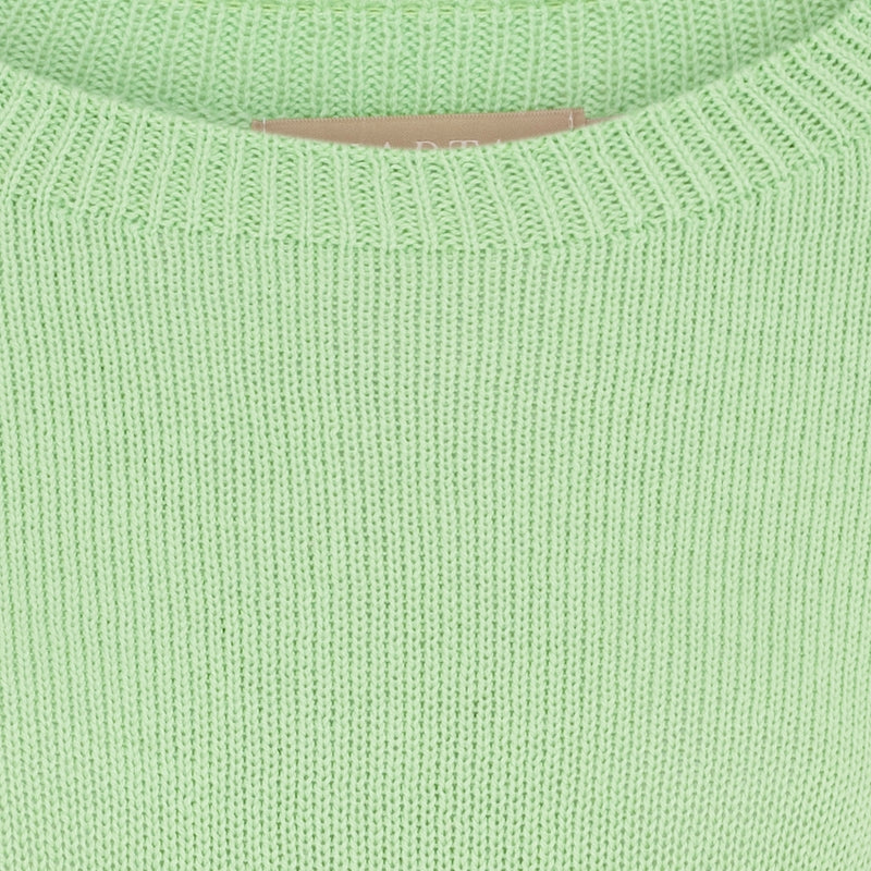 MARTA DU CHATEAU Marta du chateau dam stickad tröja MdcBlanca 707C Knit Mint3170