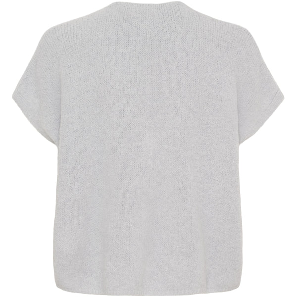 MARTA DU CHATEAU Marta du chateau dam stickad väst MdcCassia 24002 Knit Vest Light Grey